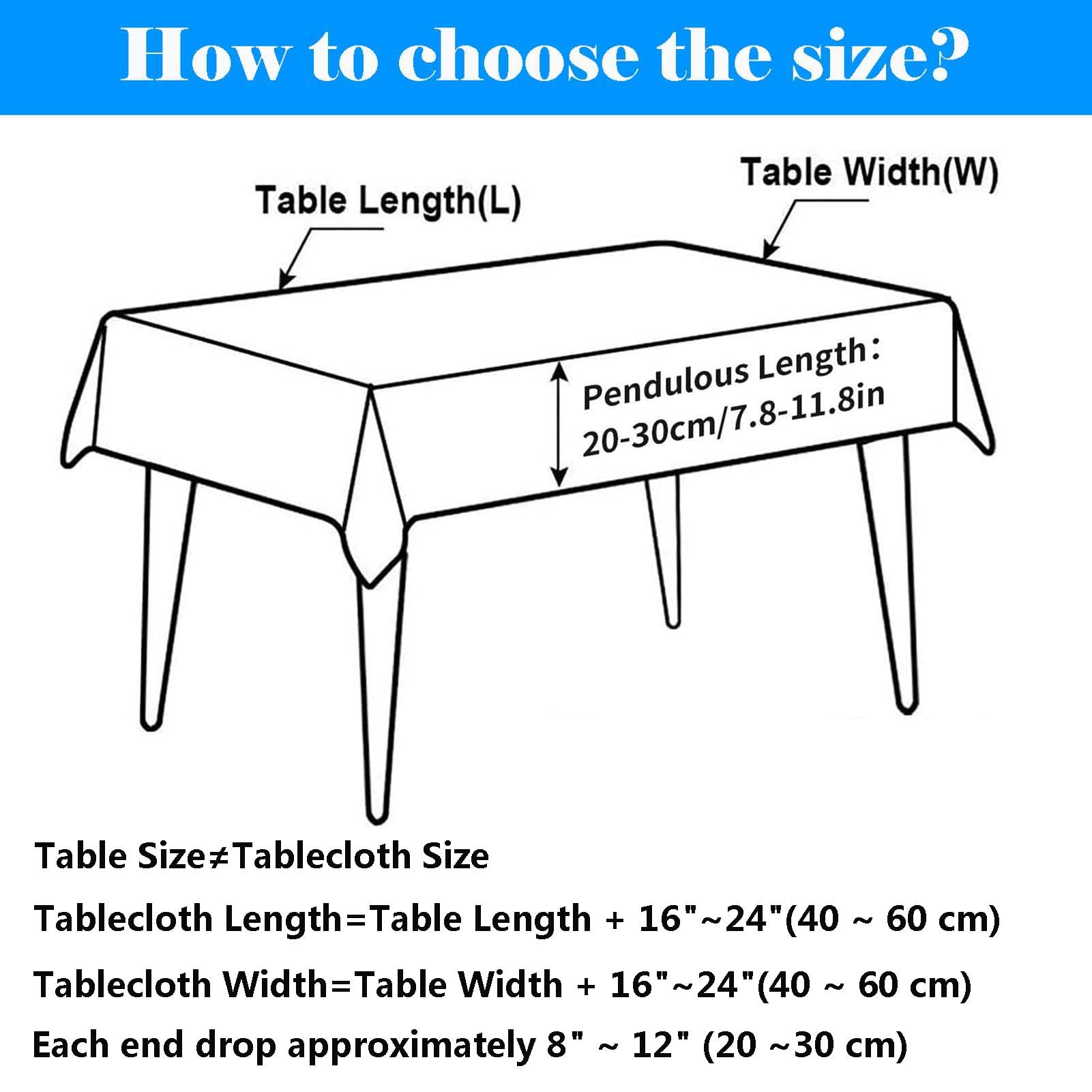 Rectangulaire Anti Tache Nappe 180x340cm, Nappe De Table Lavable en Coton Et Lin, Nappe Tassel, Nappe De Table Elégante, pour Cuisine Table À Manger