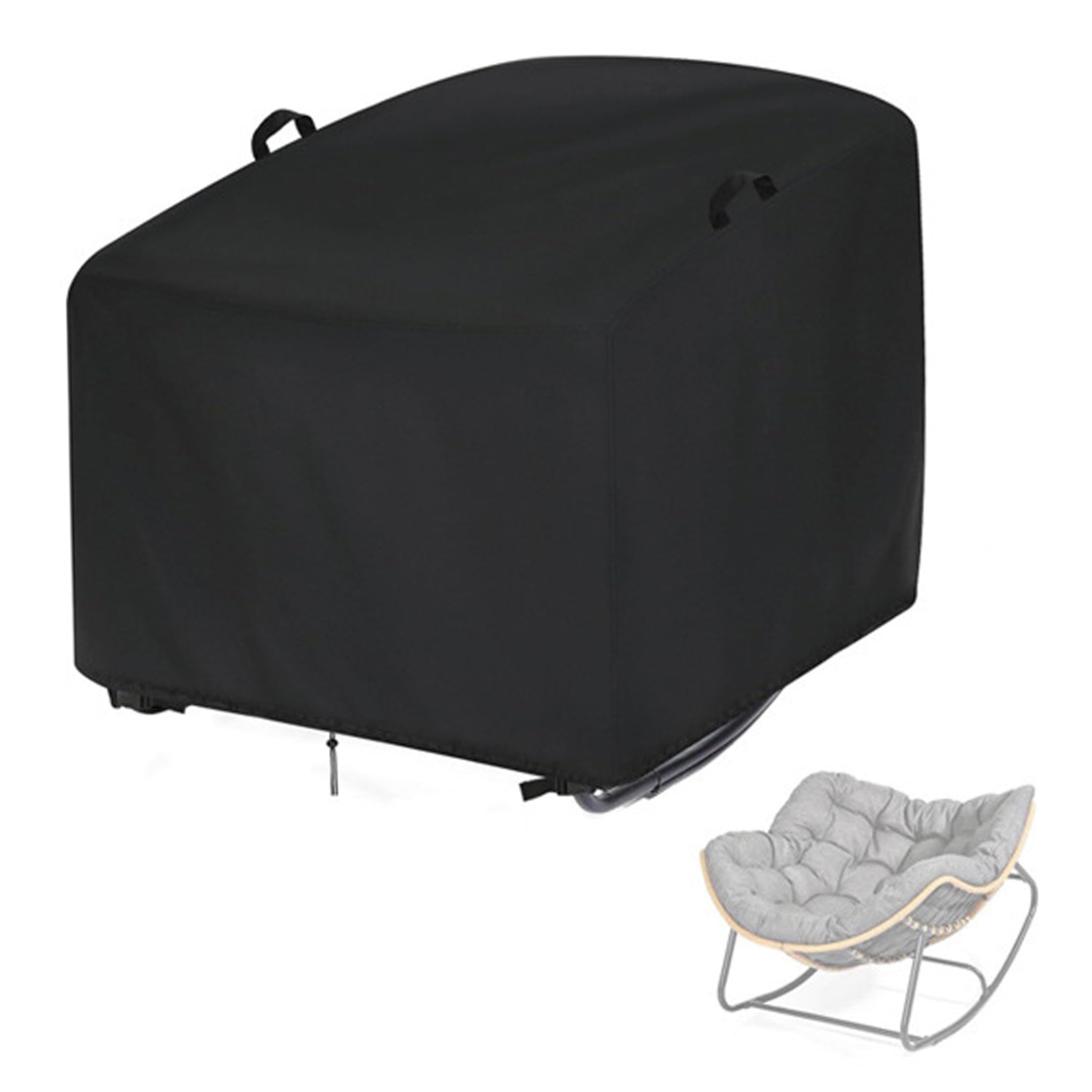 Funda Impermeable para Silla de Exterior Papasan Estilo Moderno 38x46x19 Pulgadas