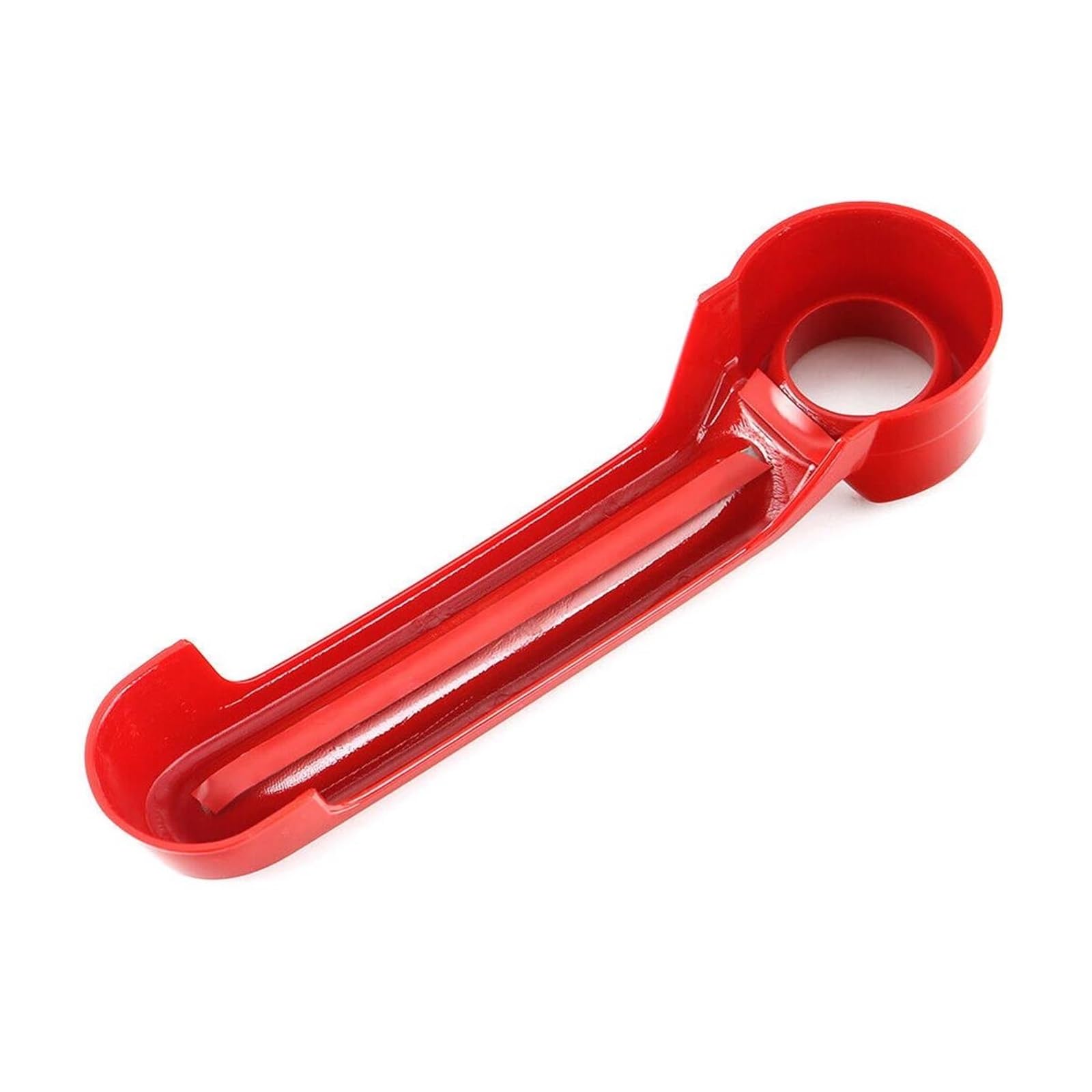 DEHIWI Maniglie interne per portiere Auto Esterno Porta Portellone Maniglia Della Copertura Trim Di Plastica Rossa Per Wrangler JK 2007-2012 2013 2014 2015 2016 2017 2018