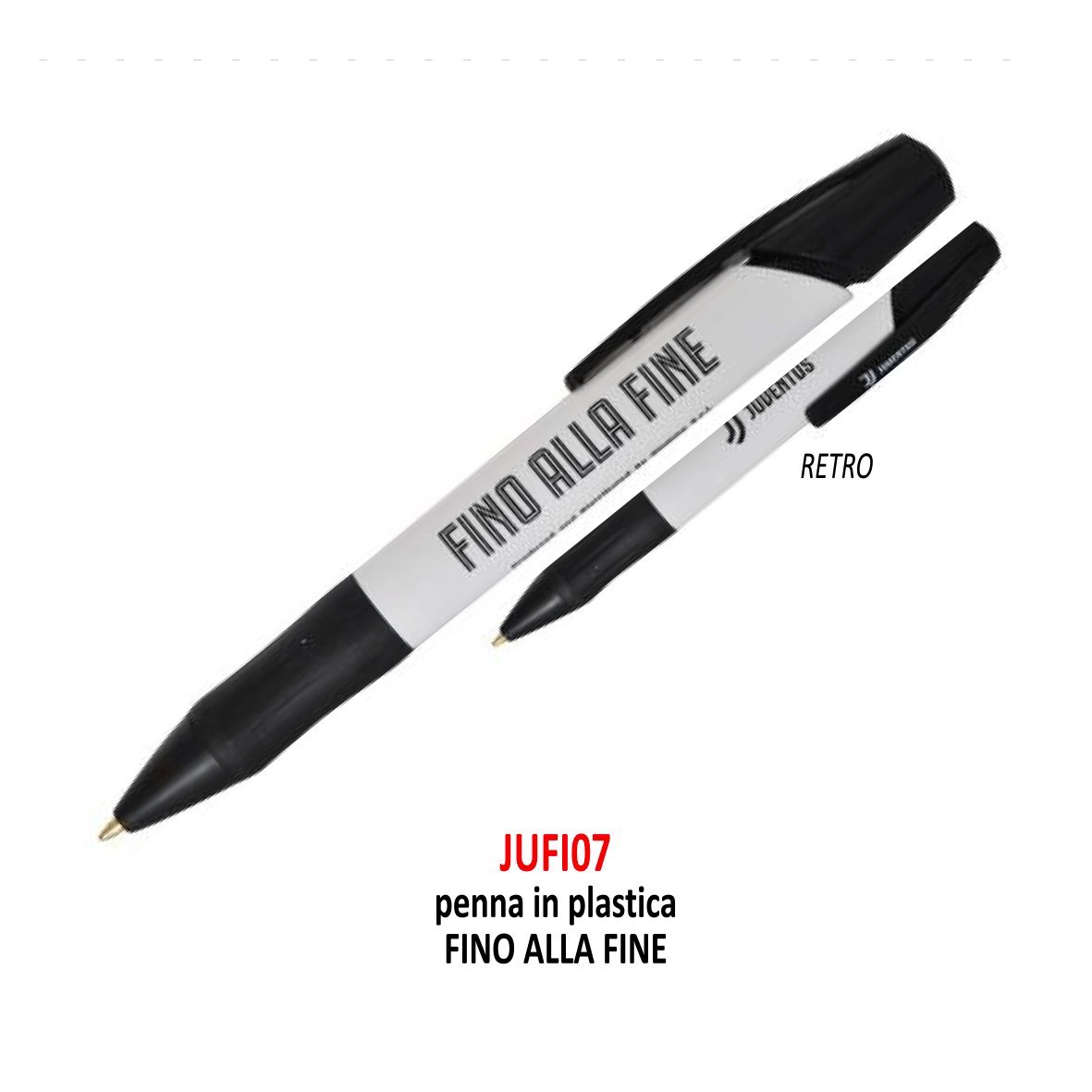 Kugelschreiber Juve Juventus Linea # bis Ende Offizielles Produkt