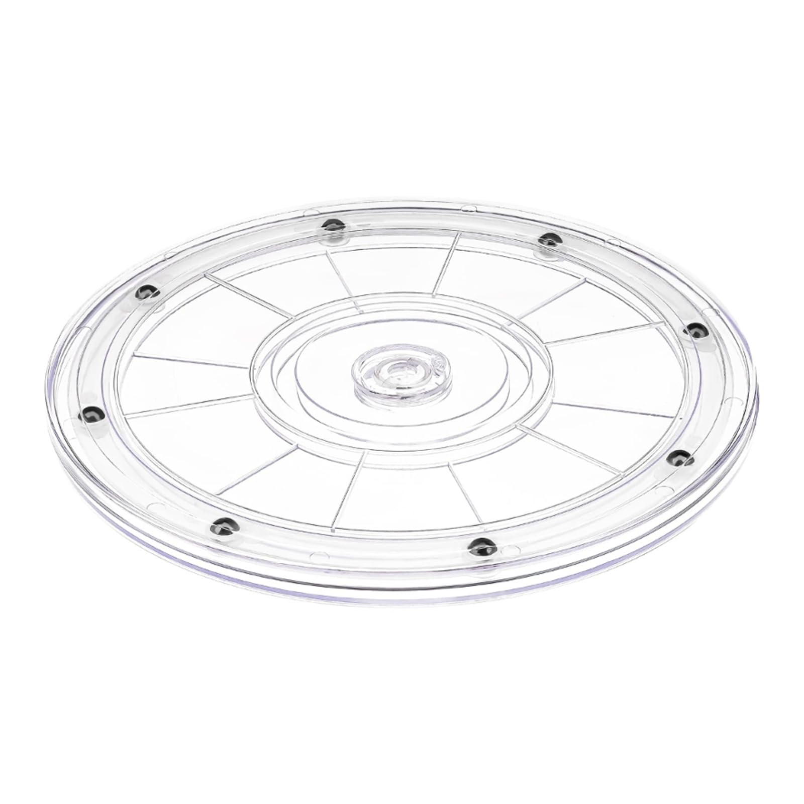 FACAILUO 360 Degree Manual Display Stand Stable Base Turntable for Small Items Showcase Home Office Store