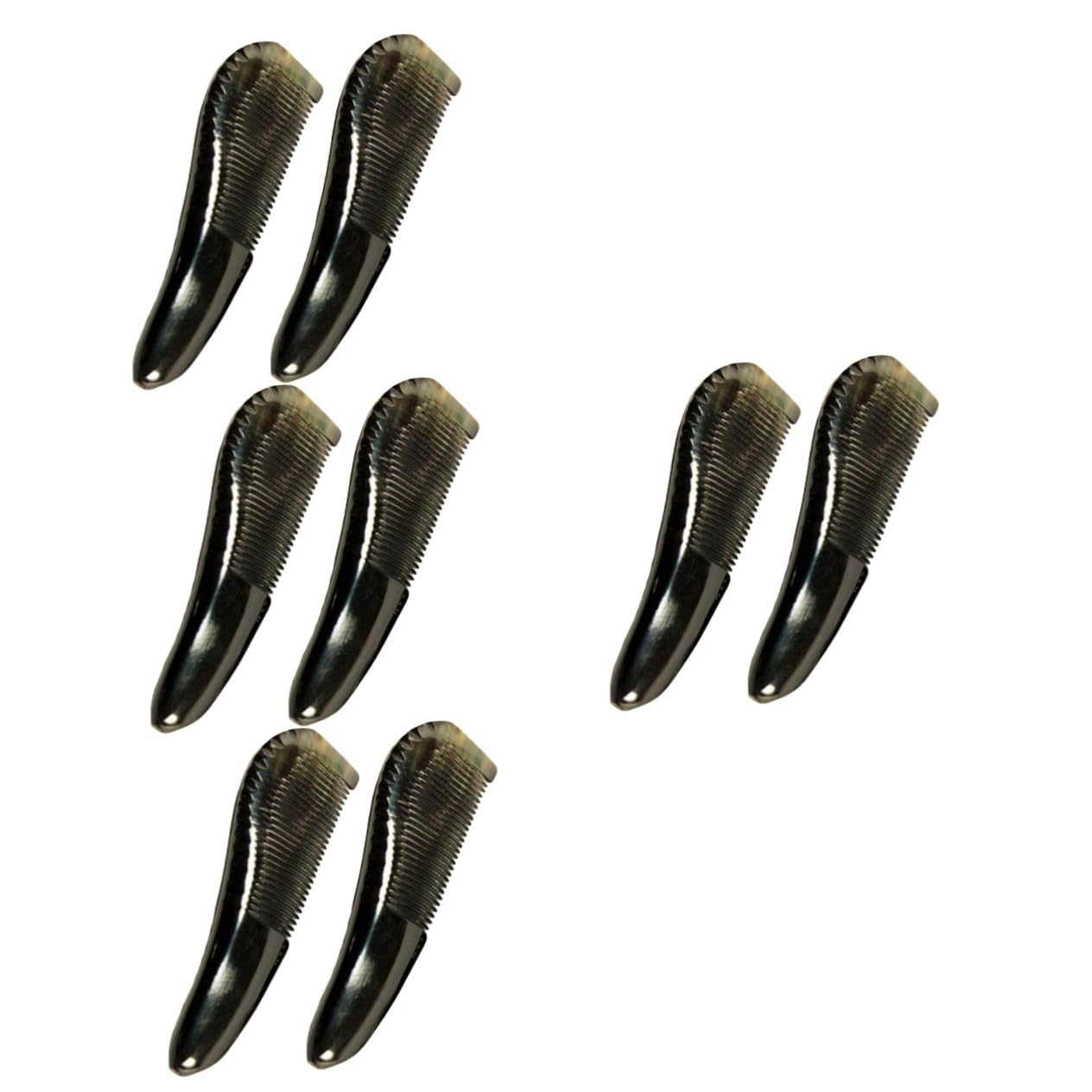 Healeved 8pièces Peignes Corne Naturelle De Buffle Accessoires Capillaires Antistatiques Pour Démêler Et Masser Le Chevelu Couleurs Aléatoires