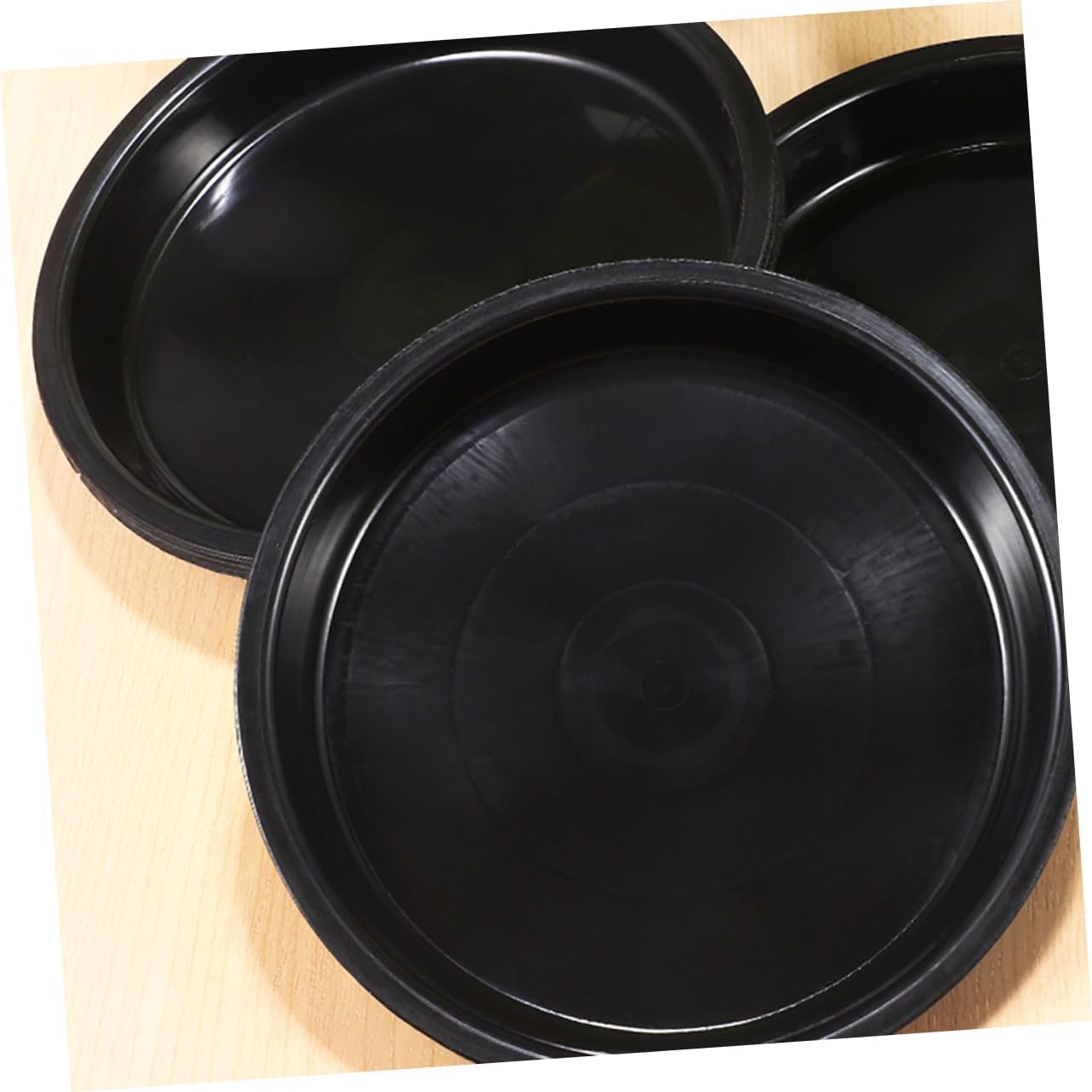 80pcs Round Plant Saucer Trays Thick Plant Trays for Pots Flower Pot Drainage Reusable Potted Accessories