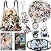 Genshin Impact Coffret cadeau, sac à dos, autocollants, porte-clés, support de téléphone, épingles, masque
