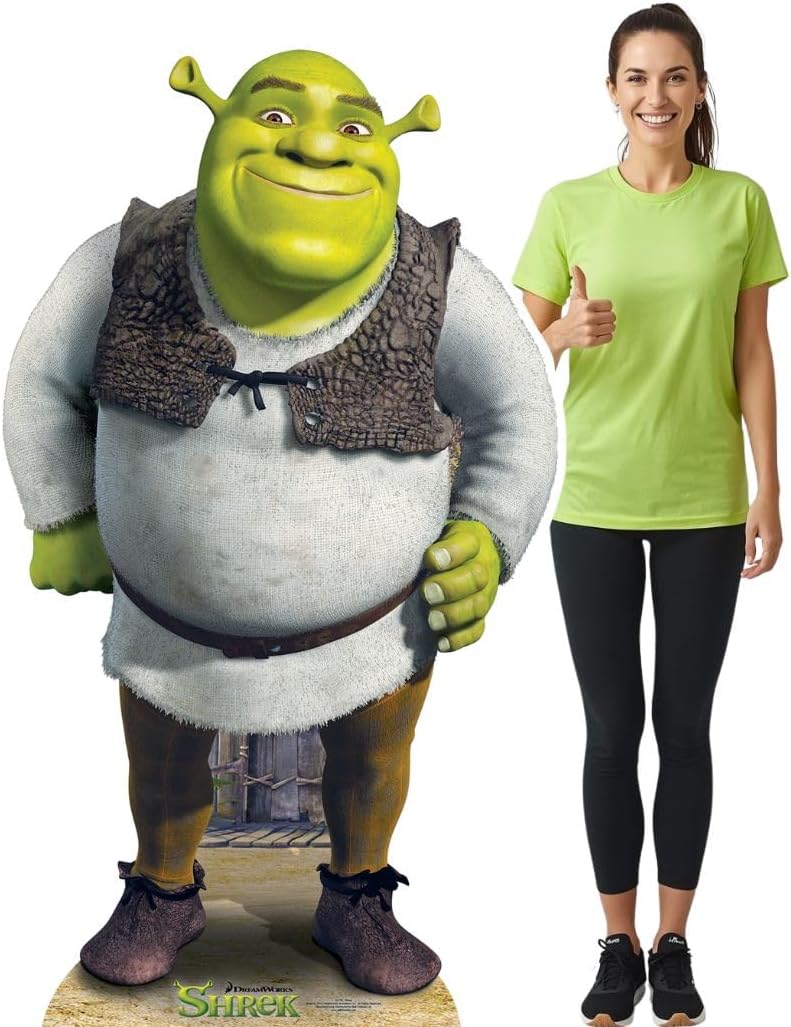Shrek Lifesize Cardboard Cutout 170cm