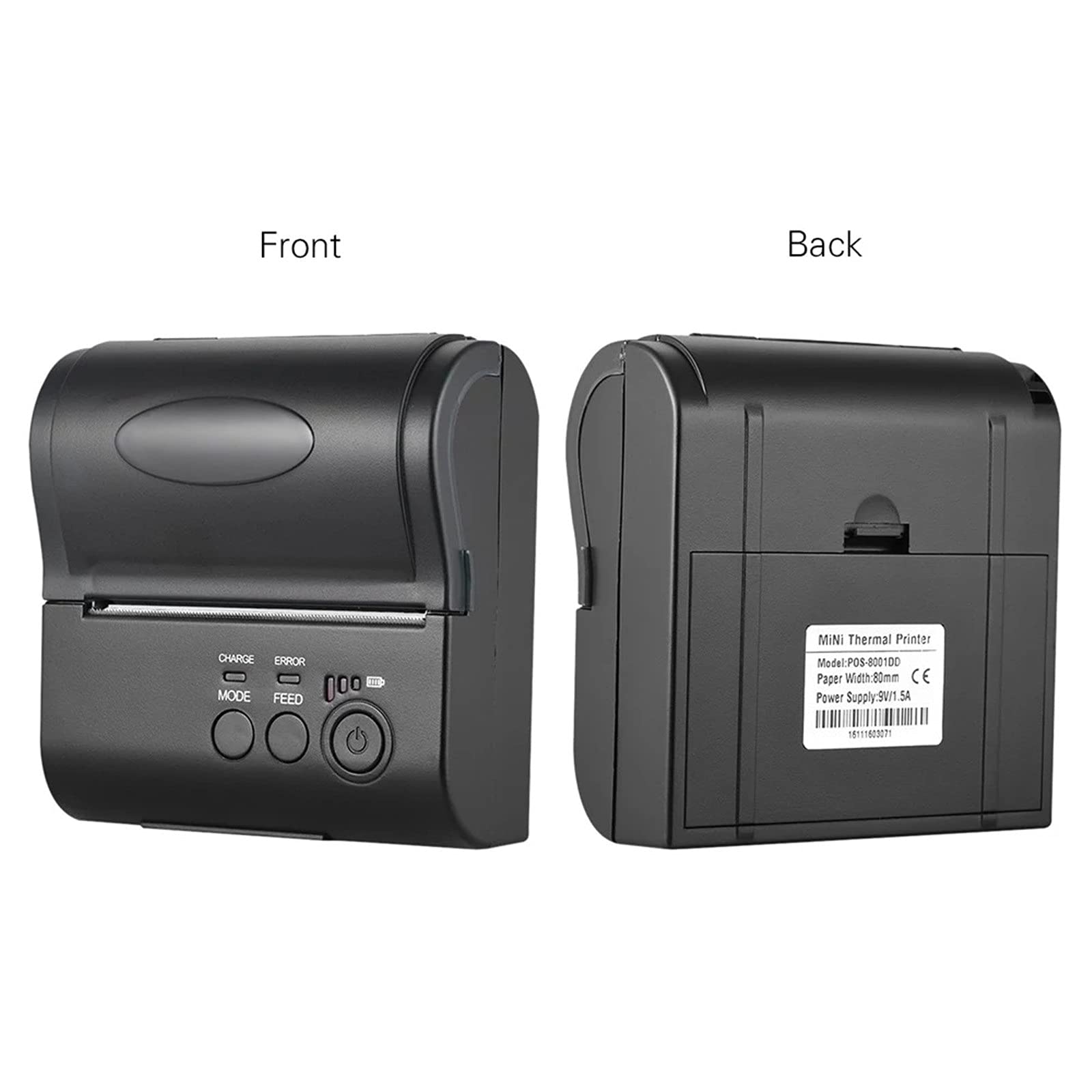Amazon.co.jp: レシートプリンター 最大90mm / Sの印刷速度/ 2000mAh