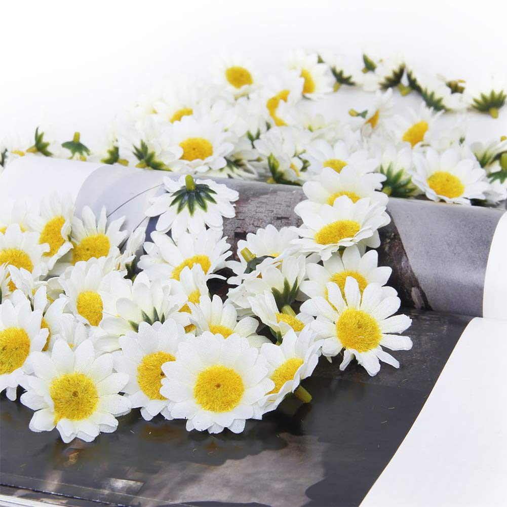 40 stuks kunstbloemen, kunstbloemen om te knutselen met 10 stijlen