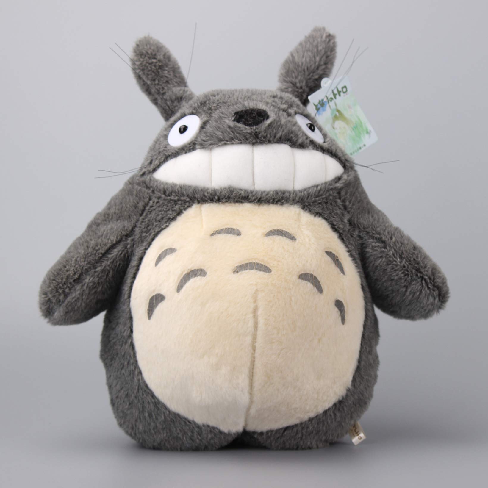 Cat Plüsch Kissen Katze Kuscheltier Stofftier Sofa Dekokissen Anime Baumwolle Spielzeugkissen Geschenk (Grin Cat)