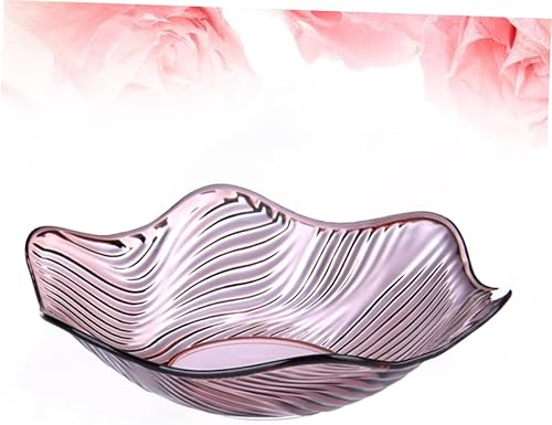 Miniatura 9 de BESTonZON Plato de plástico Platos de plástico Bandeja de aperitivos Bandejas de aperitivos Cuencos para servir Cesta de frutas Plato de plástico