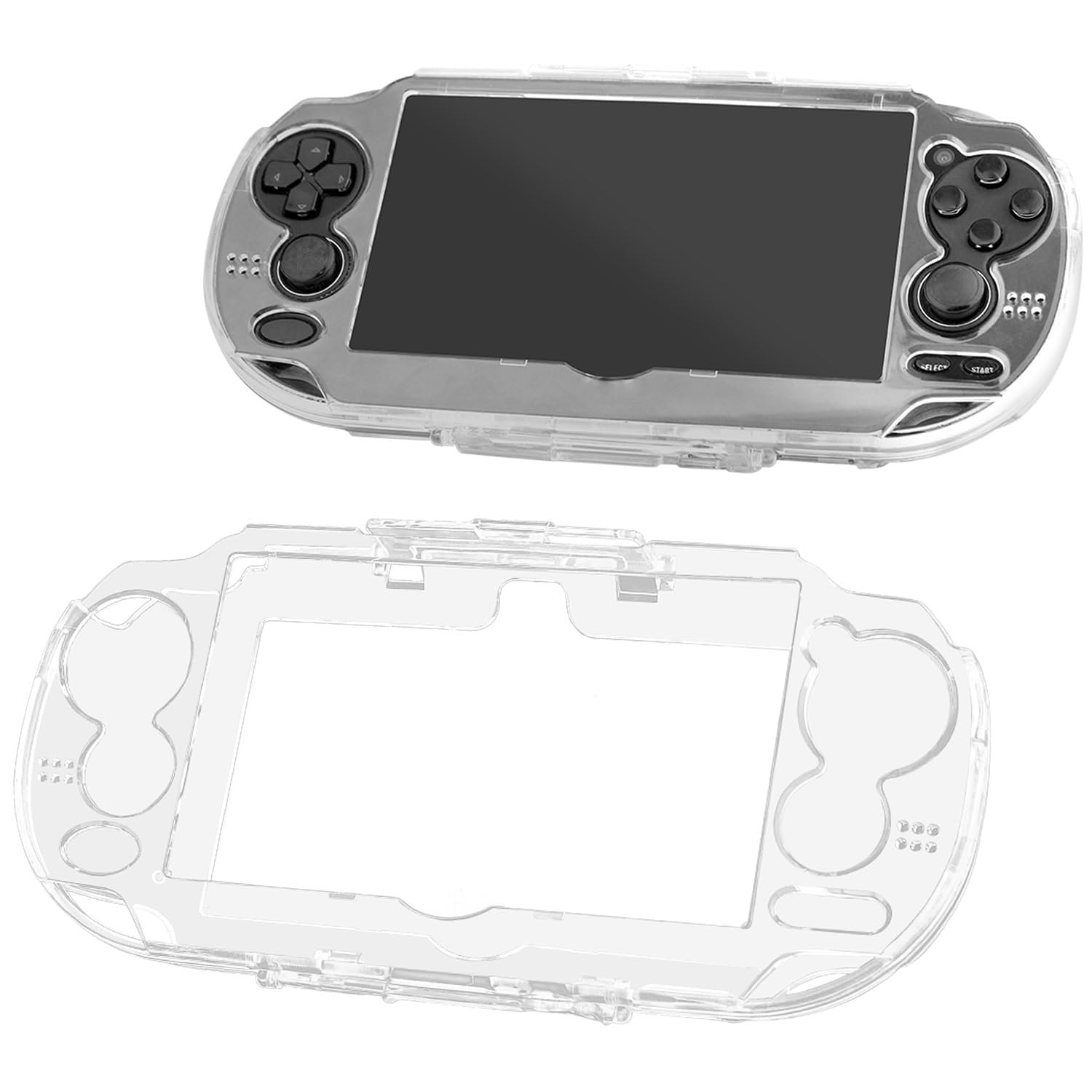 OSTENTProtective Clear Crystal Hard Carry Guard Case Cover Skin for Sony PS Vita PSV 1000 PCH-1000