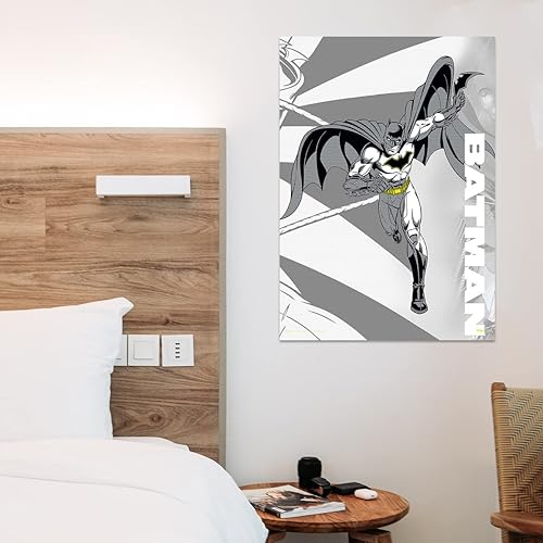 Miniatura 3 de MIGHTYPRINT DC Comics Liga de la Justicia Batman legendario 2 Cinturón Batarang Arte de pared duradero de 17 x 24 pulgadas No hecho de papel