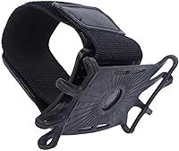 Vista 1 de Elastic Adjustable Sports Phone Wristband for Running Cycling Gym with 360 Degree Rotating Pocket and Headphone Holder Touch Diaplay Phone Armband