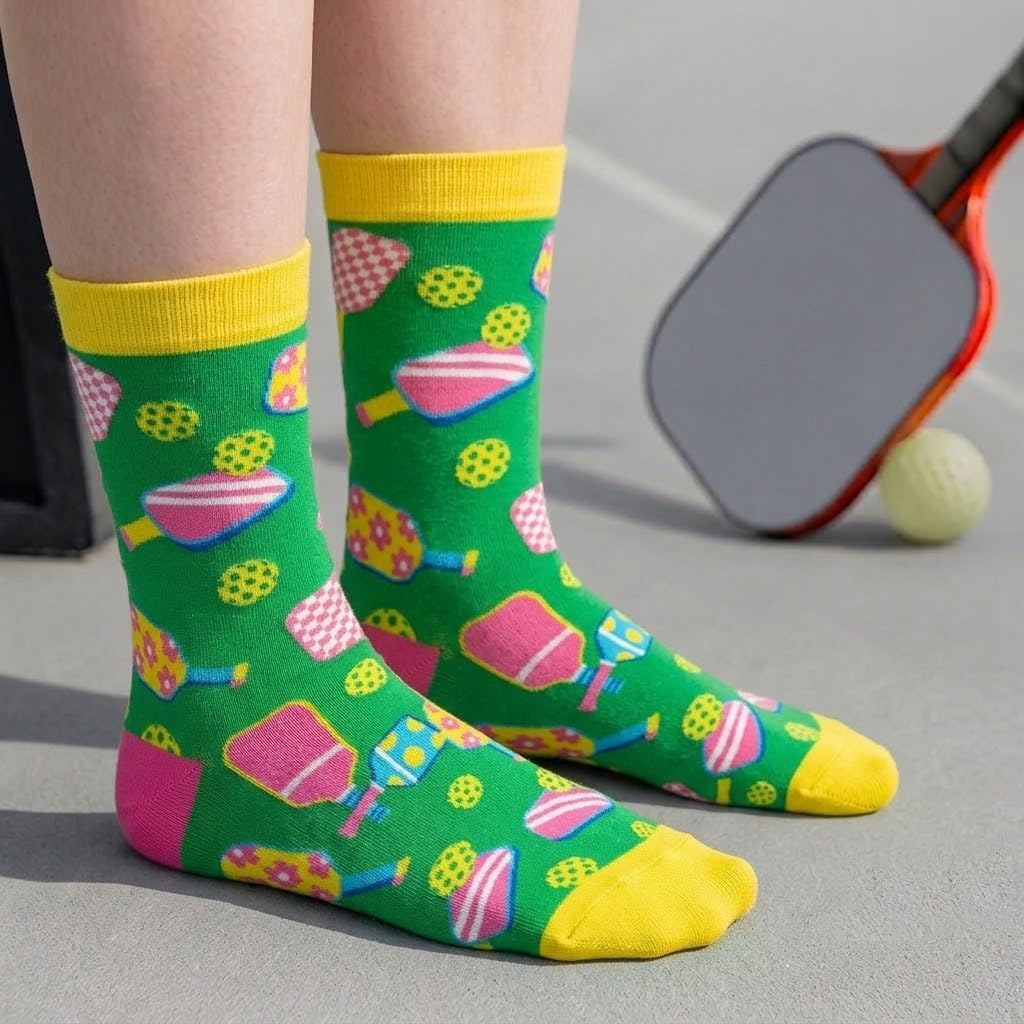 Pickleball Gifts For Women - Pickleball Socks, Sports Gift, Fun Socks image 3