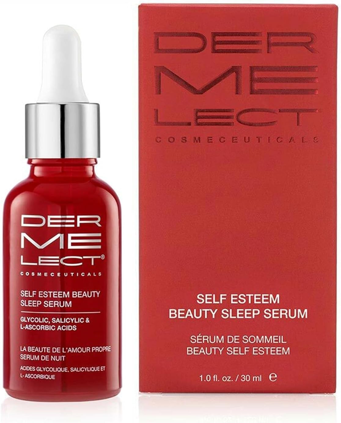 - Cosmeceuticals Self-Esteem Beauty Sleep Serum – Exfoliating Nighttime Treatment with Glycolic Acid, Salicylic Acid & Vitamin C – Enhances Skin Radiance & Smooths Texture – 1 oz