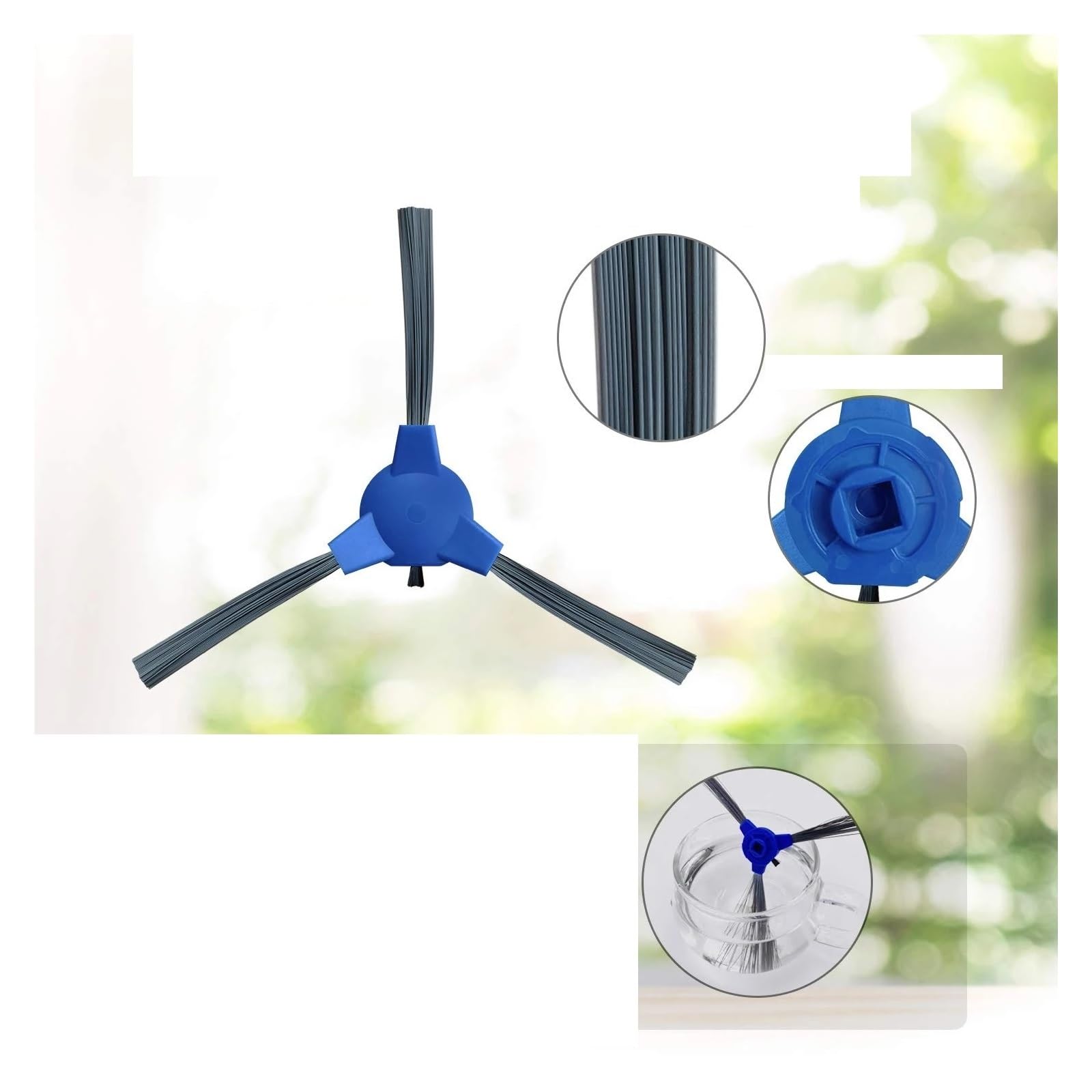 Kompatybilny z Eufy Robovac 11S / 25C / 30 / 30C / 35C / 12 / 15T / 15C Slim Robot Części do odkurzaczy Główna pokrywa szczotki bocznej Filtr Hepa(Set-13)