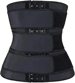 Cinta Modeladora Unissex Faixa Abdominal Emagrecedora Térmica, Trespassado Ajustável Modeladora Corporal Costas e Barriga