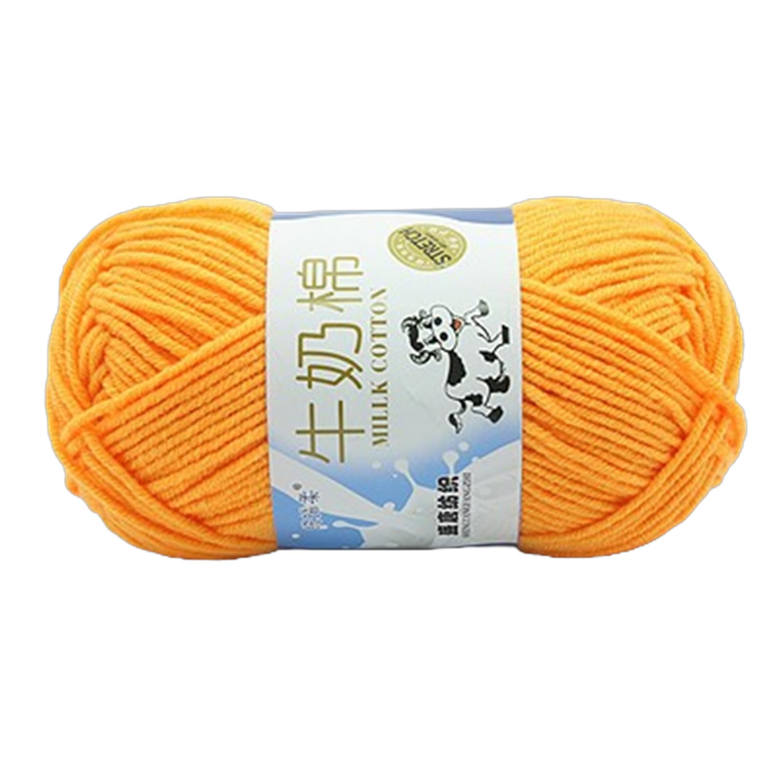 Tsophreniq Hand Knitting Yarn Milk Cotton Yarn Soft Colourful Crochet Cotton Threads Knitting Accessories for Children Colourful Crochet