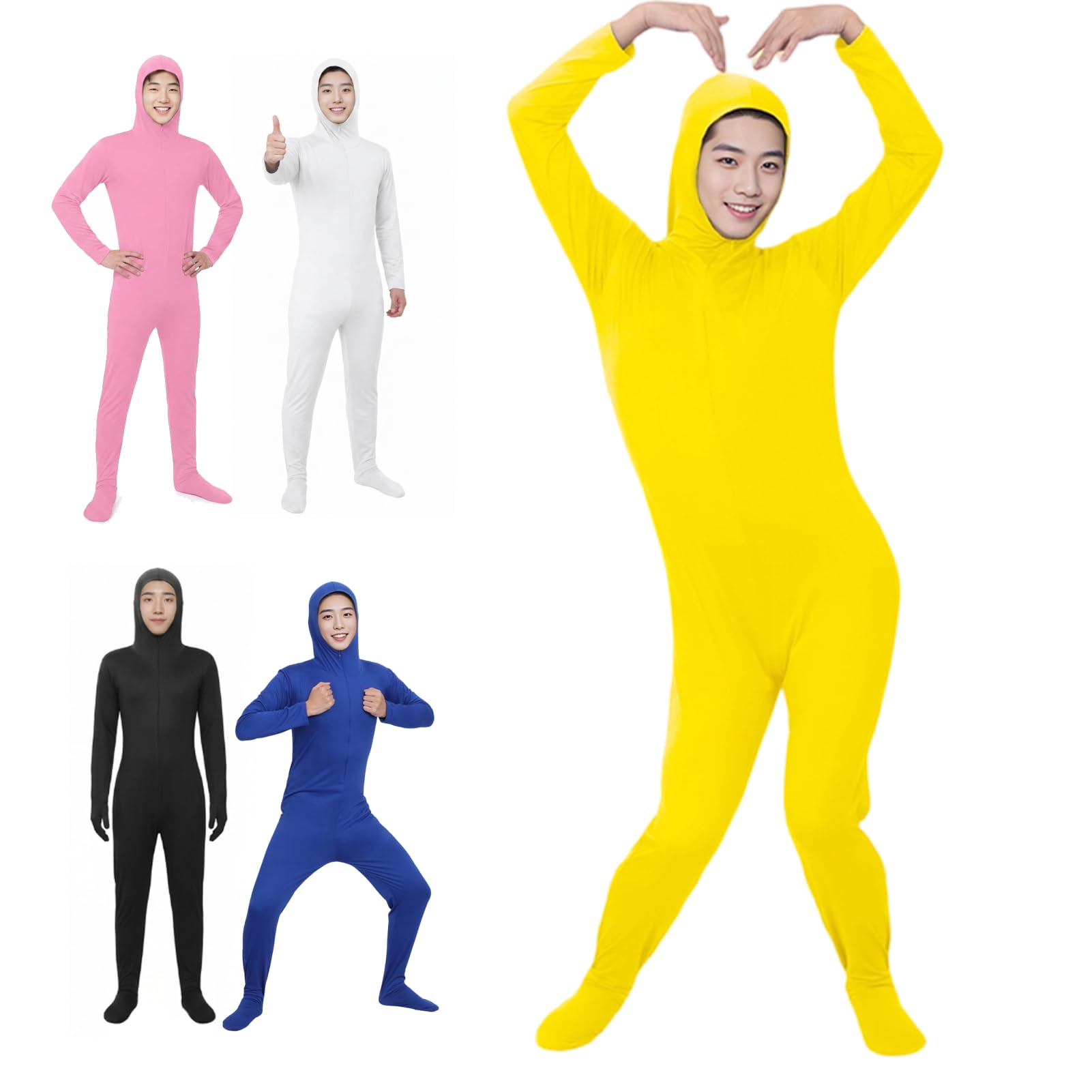Amazon.co.jp: [Apparlxer] 全身タイツ コスチューム コスプレ 顔部分