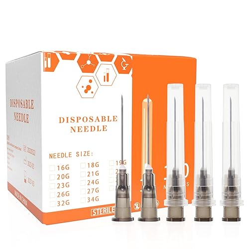 Miniatura 3 de Agujas dispensadoras desechables Luer Lock de 18G de 1.5 pulgadas, caja de 100