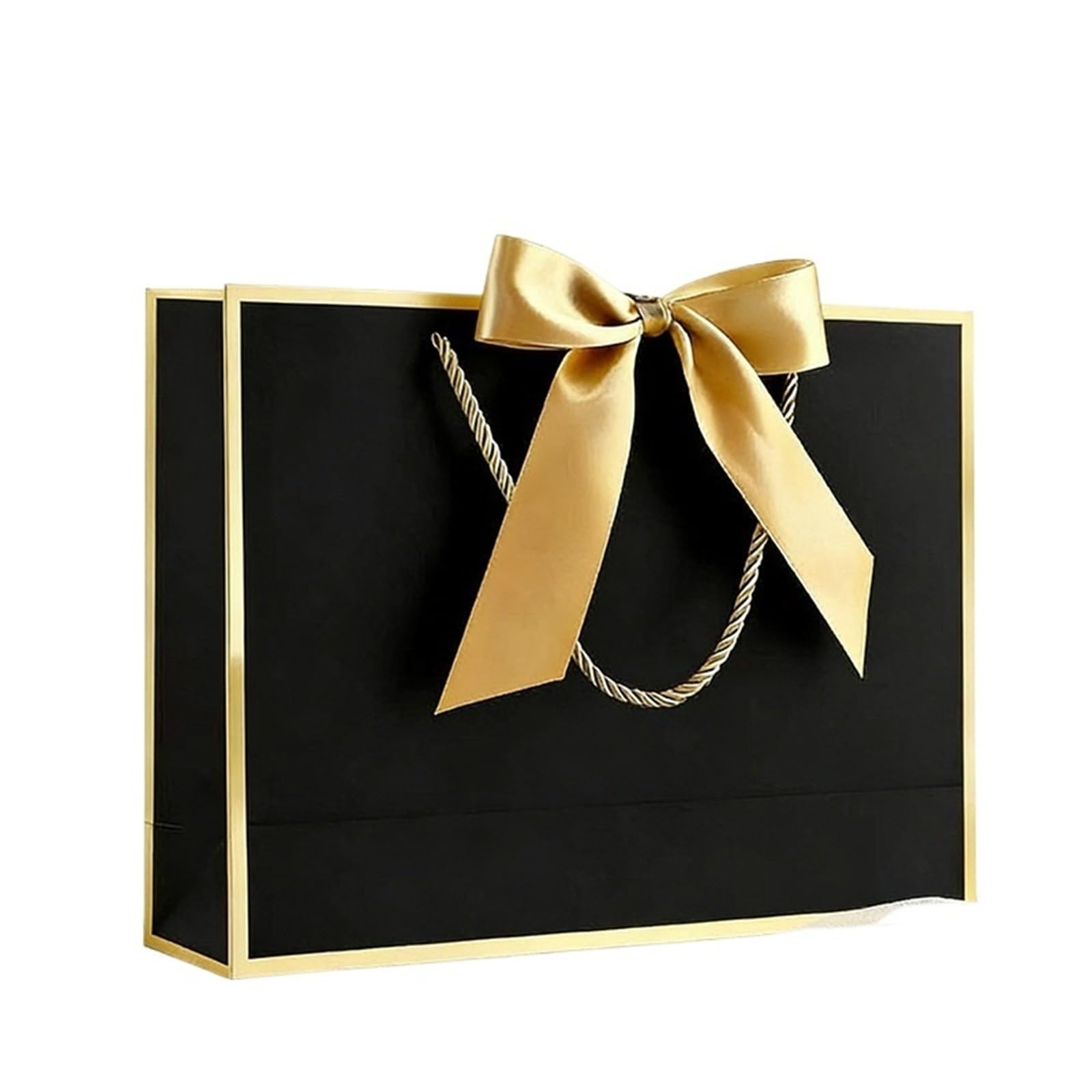 Bolsas Regalo 10 piezas bolsas de regalo elegantes con borde dorado