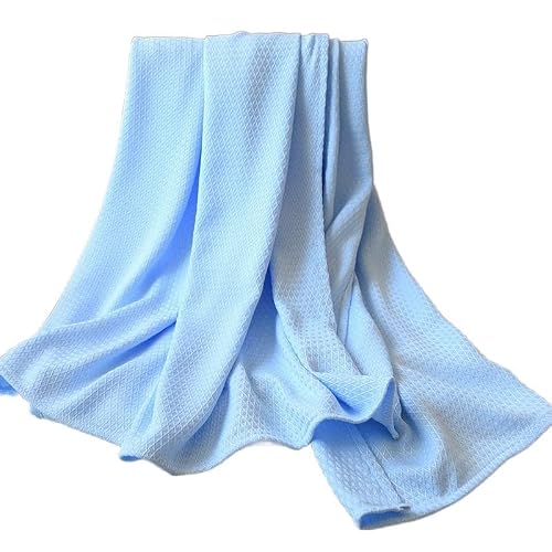 DUBTEDHOU Summer Blanket Lightweight Cooling Blanket Multicolor Multiple Sizes(Blue Diamond,100x150cm)