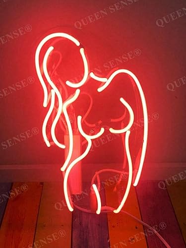 Miniatura 2 de Queen Sense 14 "Sexy Girl Live Nudes Neon Sign Acrylic Beer Pub Bar Hecho a mano Decoración de pared Luz de neón A114SGLD