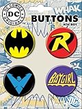 Ata-Boy DC Comics Originals Batman Logos Set of 4 1.25