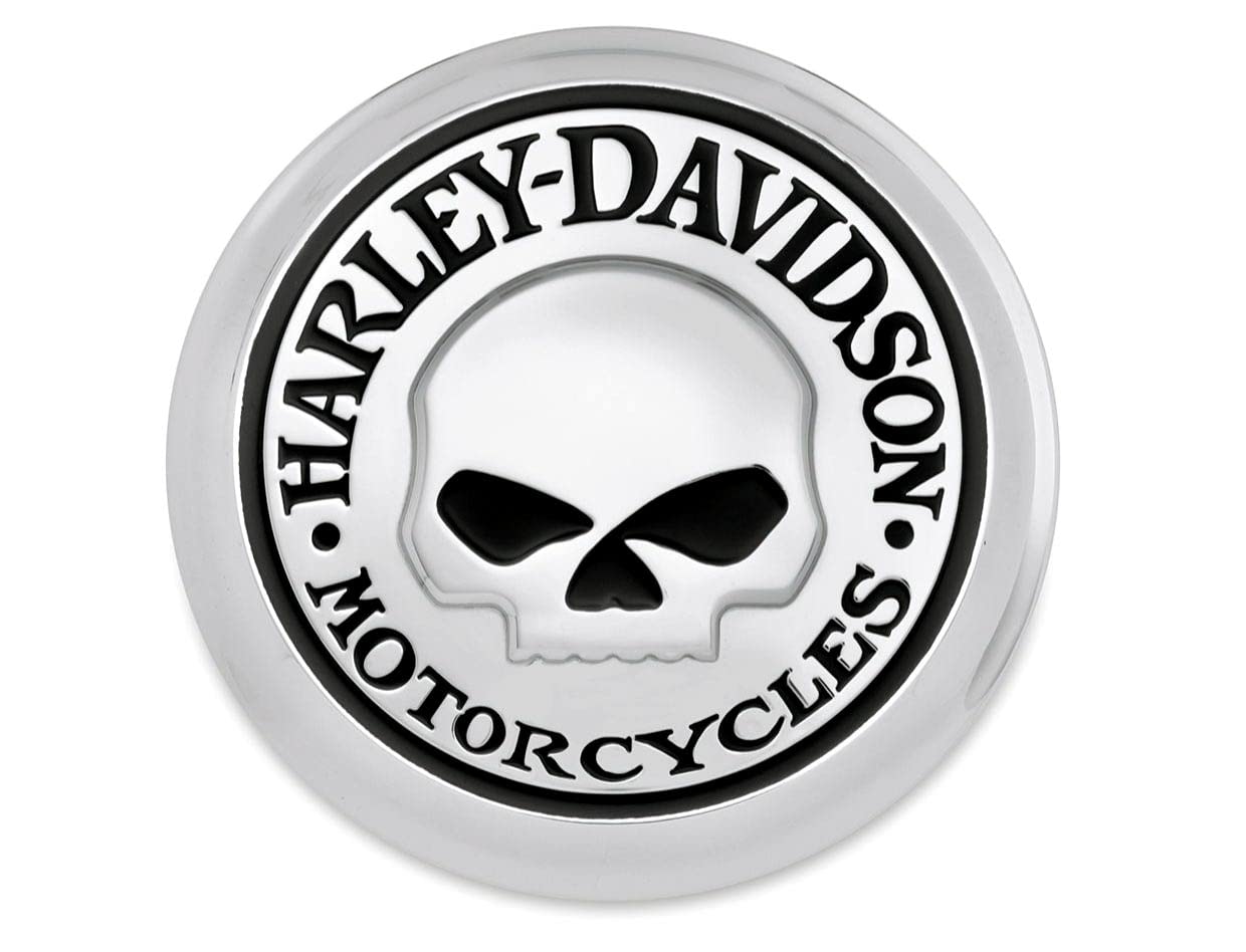 Harley-Davidson Medaglione con coperchio del serbatoio Willie G Skull per modelli a partire dall'83
