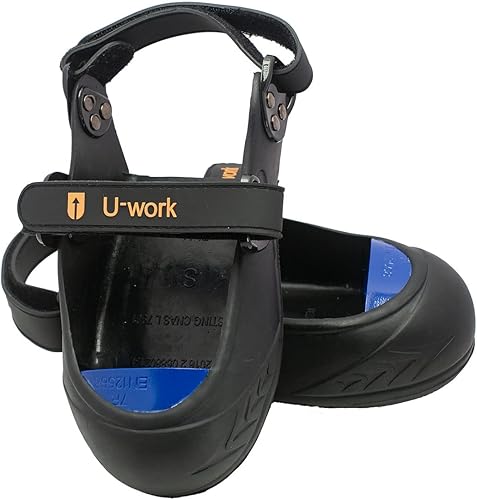 Miniatura 10 de Cubrezapatos de seguridad Gorras de punta de acero, Cubiertas de zapatos de aleación de aluminio de titanio, Cubiertas de punta de acero, Correas