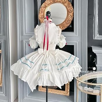 Amazon.co.jp: [スムーズ] お嬢様 めめしい メイド衣装 ドレス