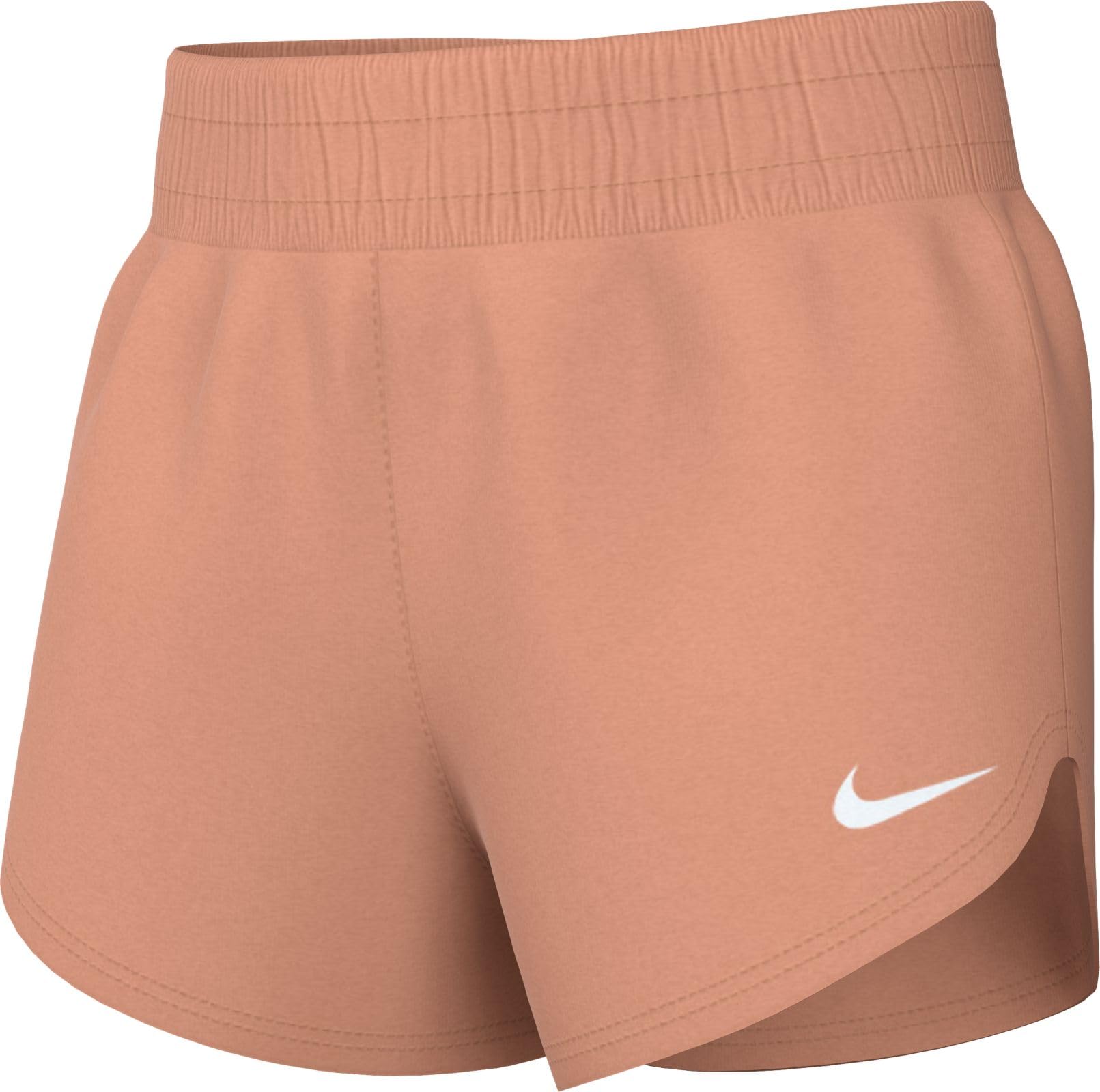 NIKE One Dri-fit Web-trainingsshorts Mit Hohem Bund Für Ältere Kinder (Mädchen) - Dri-FIT - Pantalones Cortos de Entrenamiento de Tiro Alto para niños Mayores (niñas) Niñas