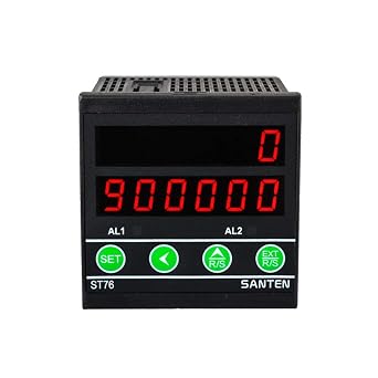 Santuo Automatic Counter, Digital Counter, Intelligent Counter, Sensing Counter, Electronic Counter, High Precision Sensor, Electronic Meter, St76 AC110V, Black ST76 Automatic Counter