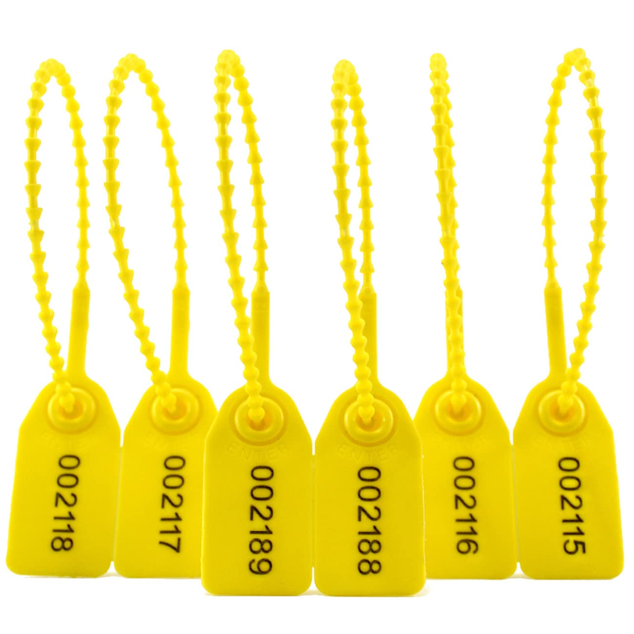 Plomba zabezpieczająca z zabezpieczeniem przed manipulacją Numerowane zawieszki Plastikowe krawaty Plomby 250 mm Jasnoniebieski 200 szt.(Black,100 PCS)