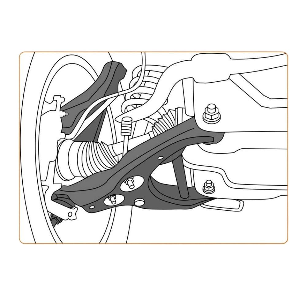 Stabilizzatore anteriore e braccio di controllo RK622136 compatibile con Escape 2013 2014 2015 SE SEL