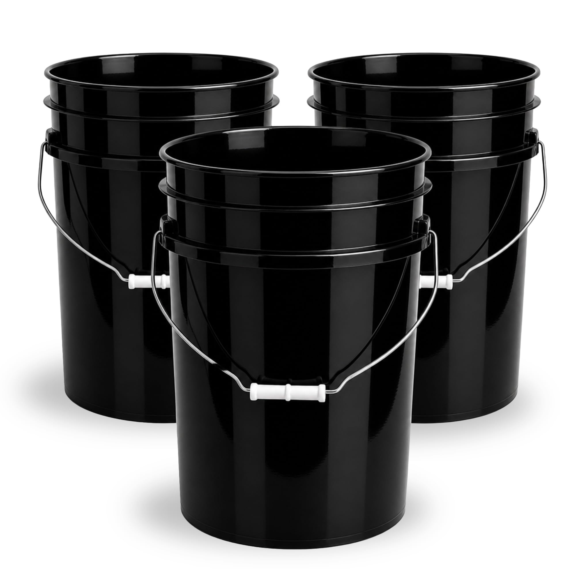 ePackageSupply 5 Gallon Bucket - Food Grade Bucket Lid Not Included, Black