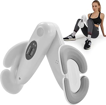Thigh Master, Pelvic Floor Exercise Devices,Inner Thigh Exerciser,Thigh Master Thigh Exerciser for Women, Home Fitness Equipment for Hip/Leg/Butt White