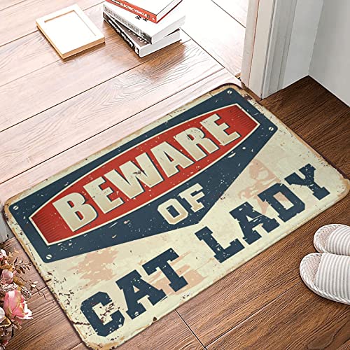 Tapis de bienvenue original chat pour garder une entrée propre