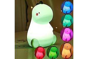 Vivid Color Changing Dinosaur Night Light for Kids
