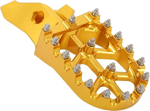 Miniatura 3 de Funparts Surron Ultra Bee - Estriberas para pedal de aluminio 7075 para Sur Ron Ultra Bee Electric Dirt Bike EBike color dorado