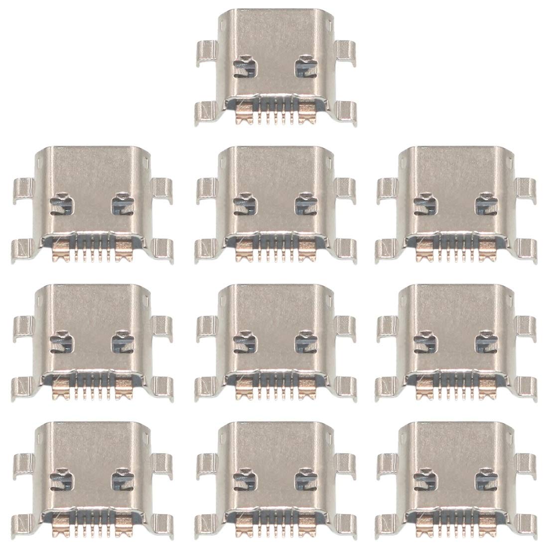 SHIHUI Replacement Parts 10 PCS Charging Port Connector for Galaxy S3 Mini i8190 S7562 GT-S7562