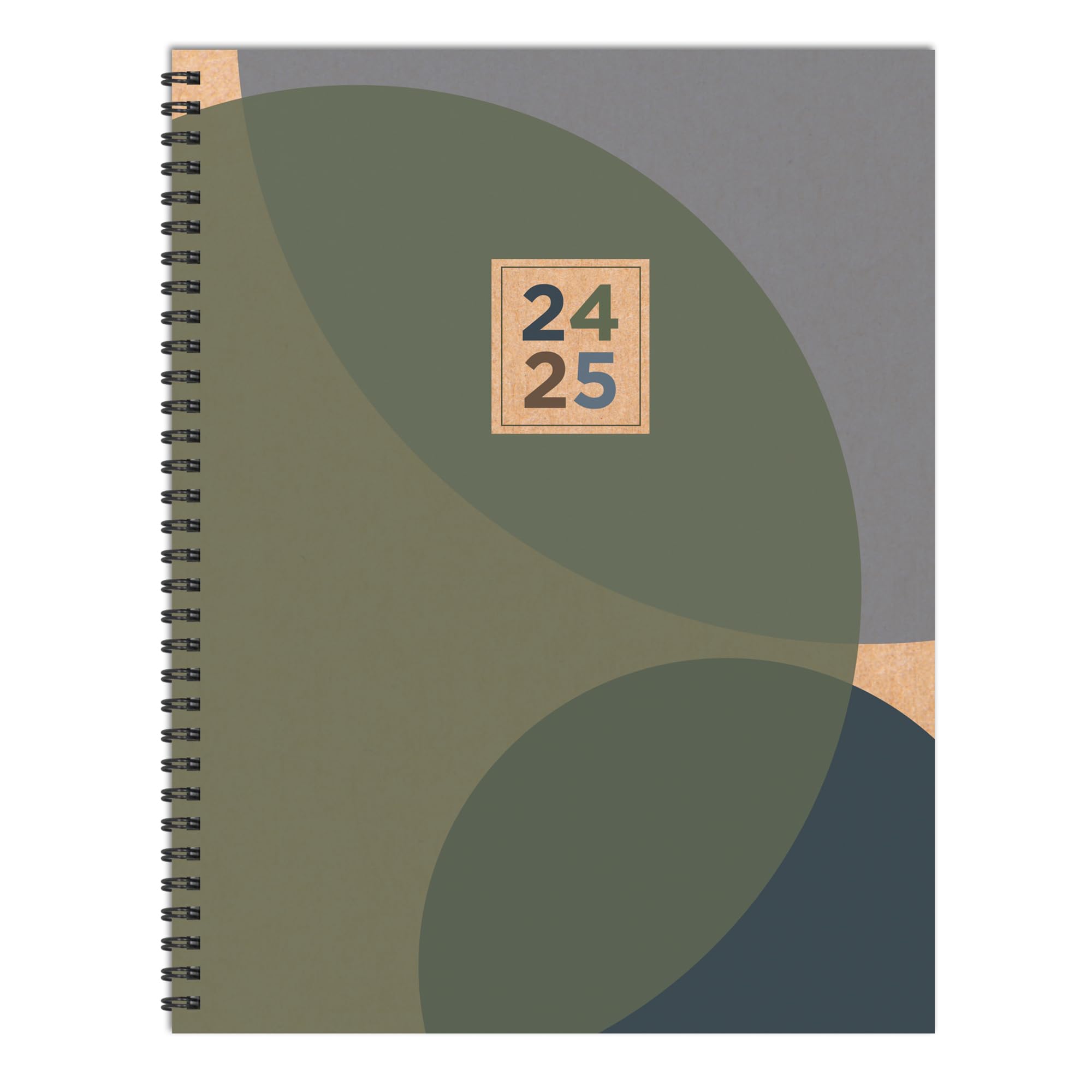 TF PublishingJuly 2024 - June 2025 Venn Diagram Large Weekly Monthly Planner - Coordinating Planning Stickers - 12 Month Academic Planner 2024-2025 - Faux Monthly Tabs - 9 in x 11 in