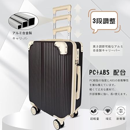 Amazon | [AOFUN] スーツケース キャリーケース sサイズ 機内