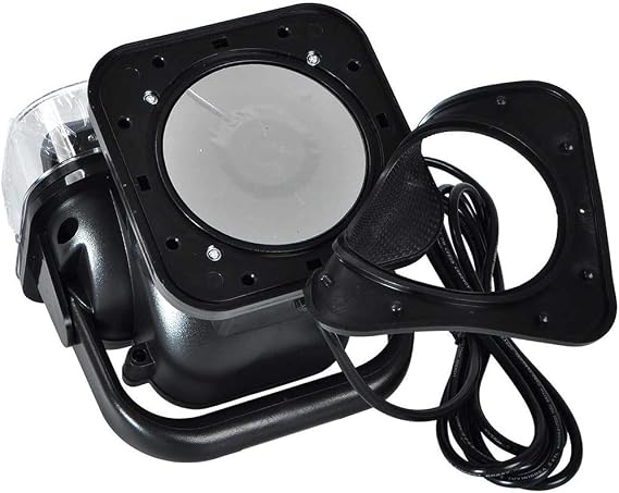 360 Degrees LED Rotating Remote Control LED Searchlight 50W LED Ceiling Light 12-24V Spot for Off Road SUV ATV Trucks Boats Home Farm Field Protection Emergency Lighting Garden and More