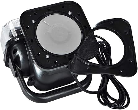 360 Degrees LED Rotating Remote Control LED Searchlight 50W LED Ceiling Light 12-24V Spot for Off Road SUV ATV Trucks Boats Home Farm Field Protection Emergency Lighting Garden and More