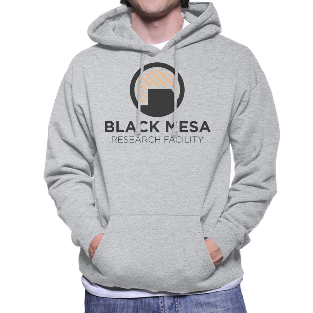 Cloud City 7 Black Mesa Research Facility Dark Logo Half Life Men's Hooded Sweatshirt