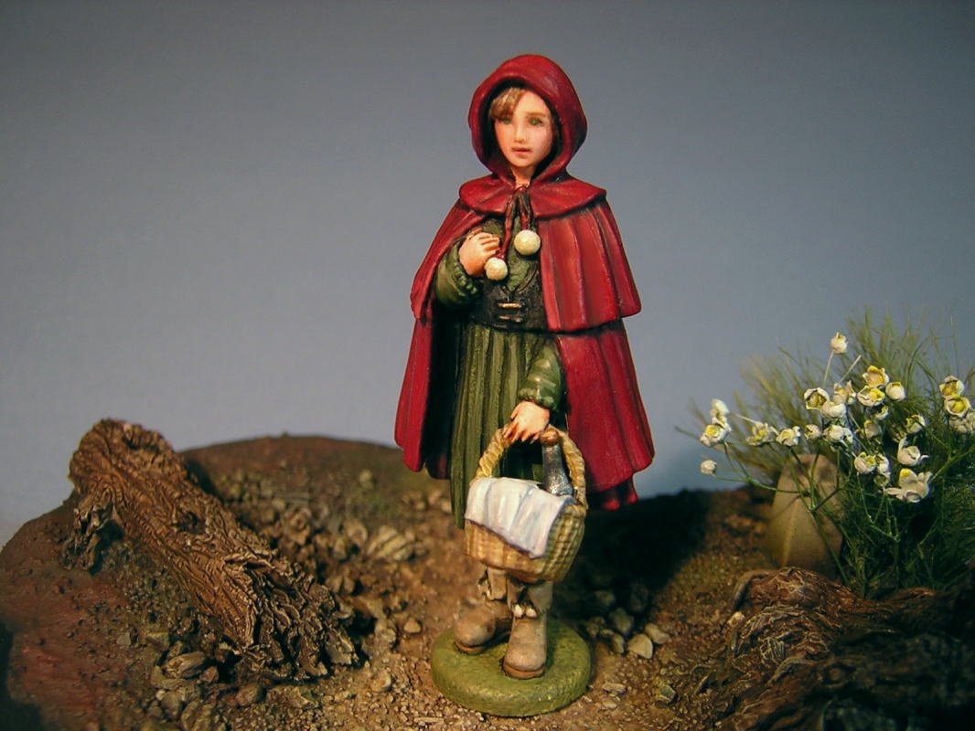 ガレージキット　赤ずきん　塗装完成品 ガレージキット 赤ずきん 塗装完成品 SF・ファンタジー・ホラー