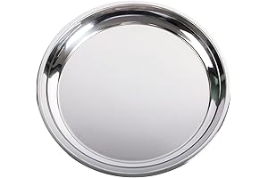 Drip Pan for Grill, Stainless Steel Large & XLarge Round Drip Pan