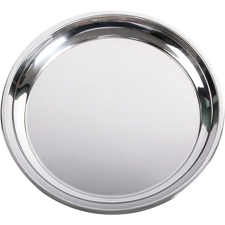 Drip Pan for Grill, Stainless Steel Large & XLarge Round Drip Pan