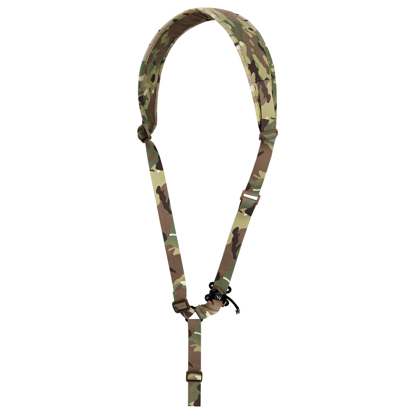 Correa Táctica De 1 Punto Para Rifle – Ajustable, Con Hombrera Acolchada Y Extremo Abierto, En Nailon Resistente