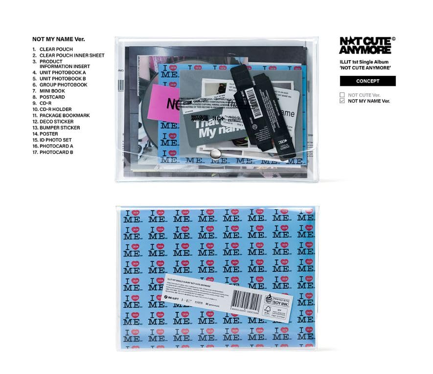 Amazon.co.jp: ILLIT - 1st SINGLE ALBUM [ NOT CUTE ANYMORE ] 韓国盤